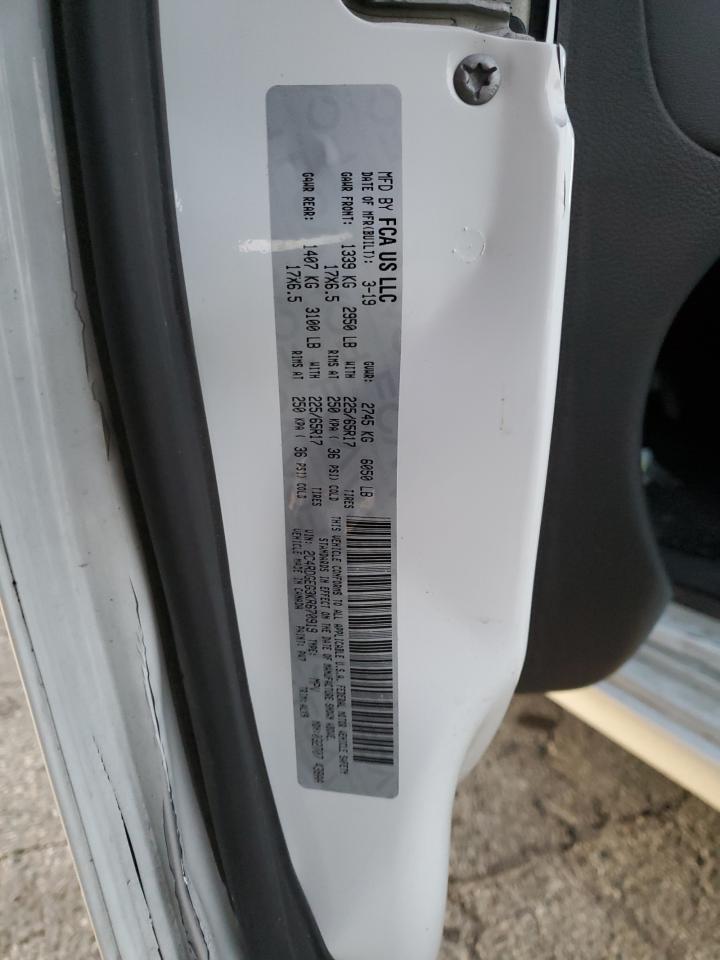 2019 Dodge Caravan VIN 2C4RDGEG3KR670919 Copart auction photo, side / front end damage thumbnail 15