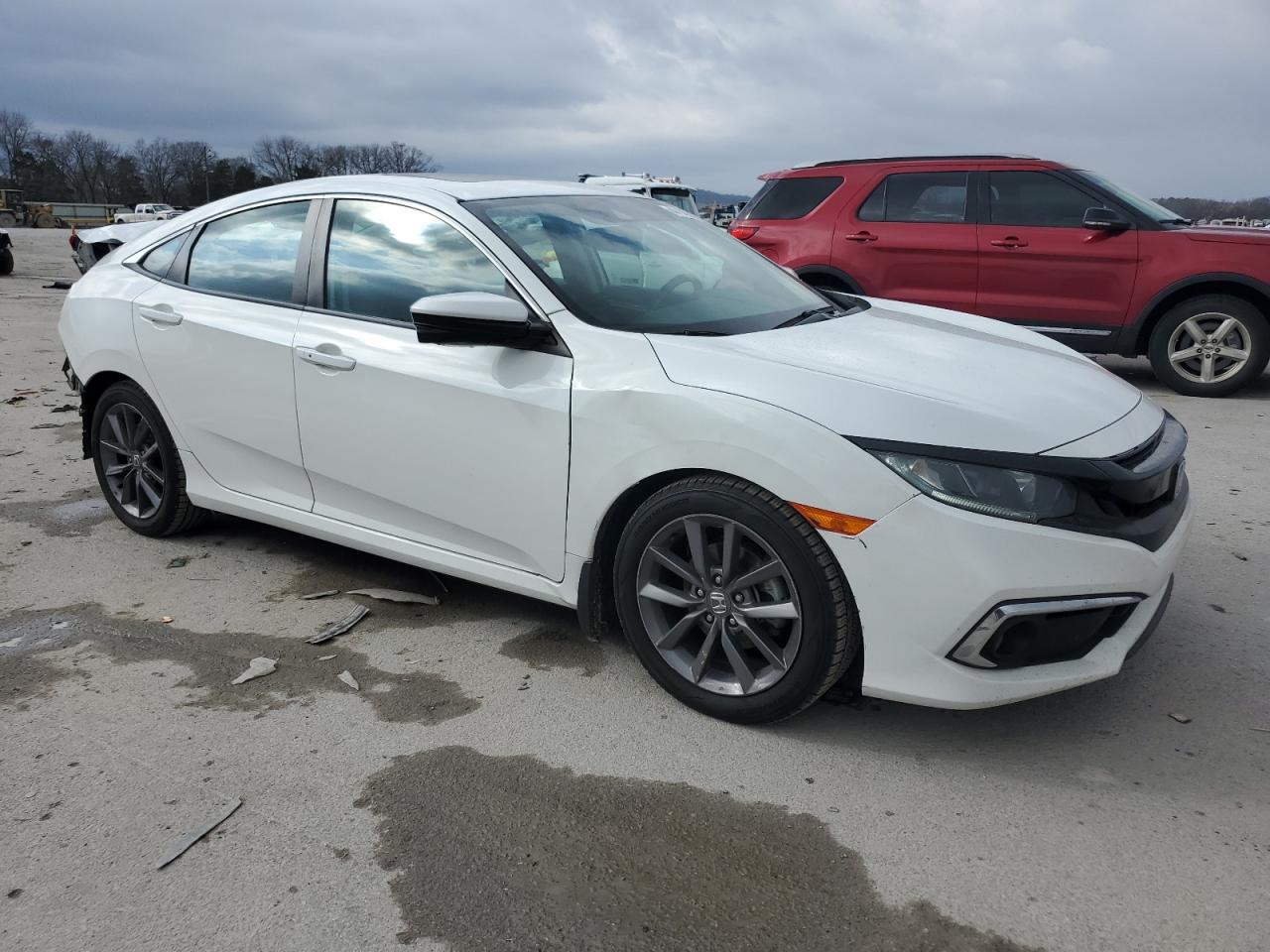 2020 Honda Civic VIN 19XFC1F30LE006546 Copart auction photo, rear end damage thumbnail 4