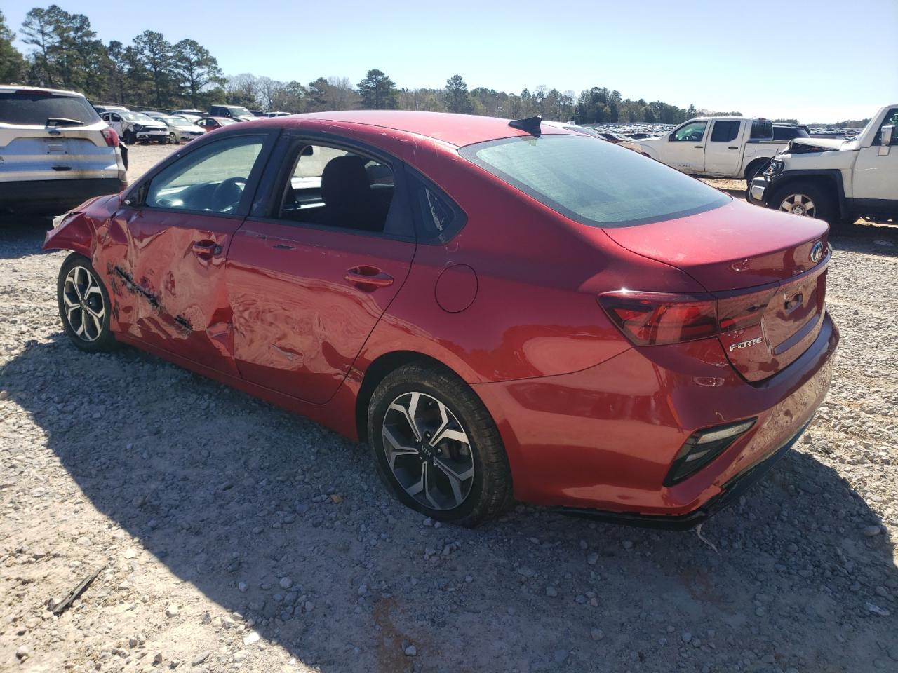 2020 KIA Forte VIN 3KPF24ADXLE166471 Copart auction photo, side / front end damage thumbnail 2