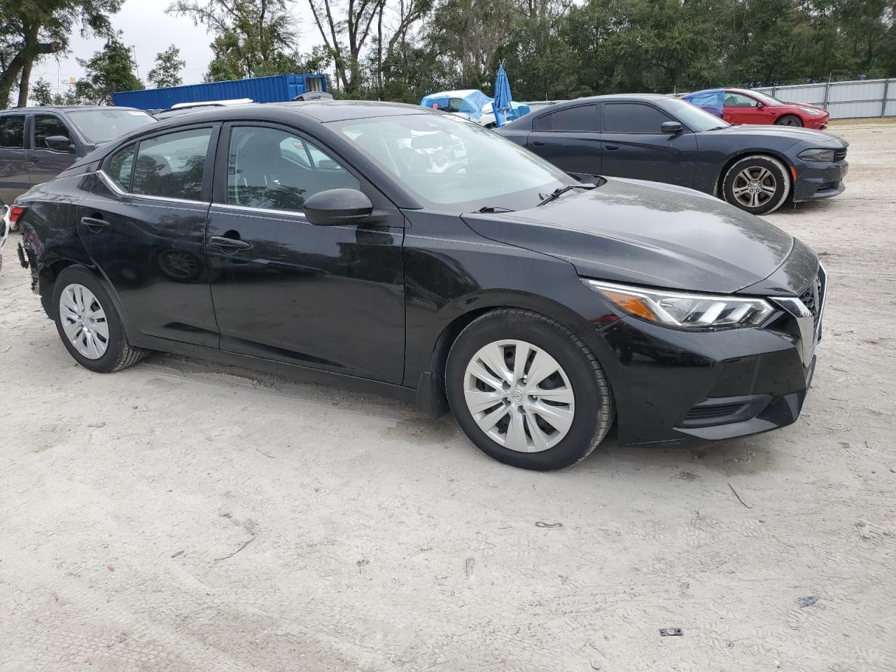2020 Nissan Sentra VIN 3N1AB8BV0LY312094 Copart auction photo, side / rear end damage thumbnail 4