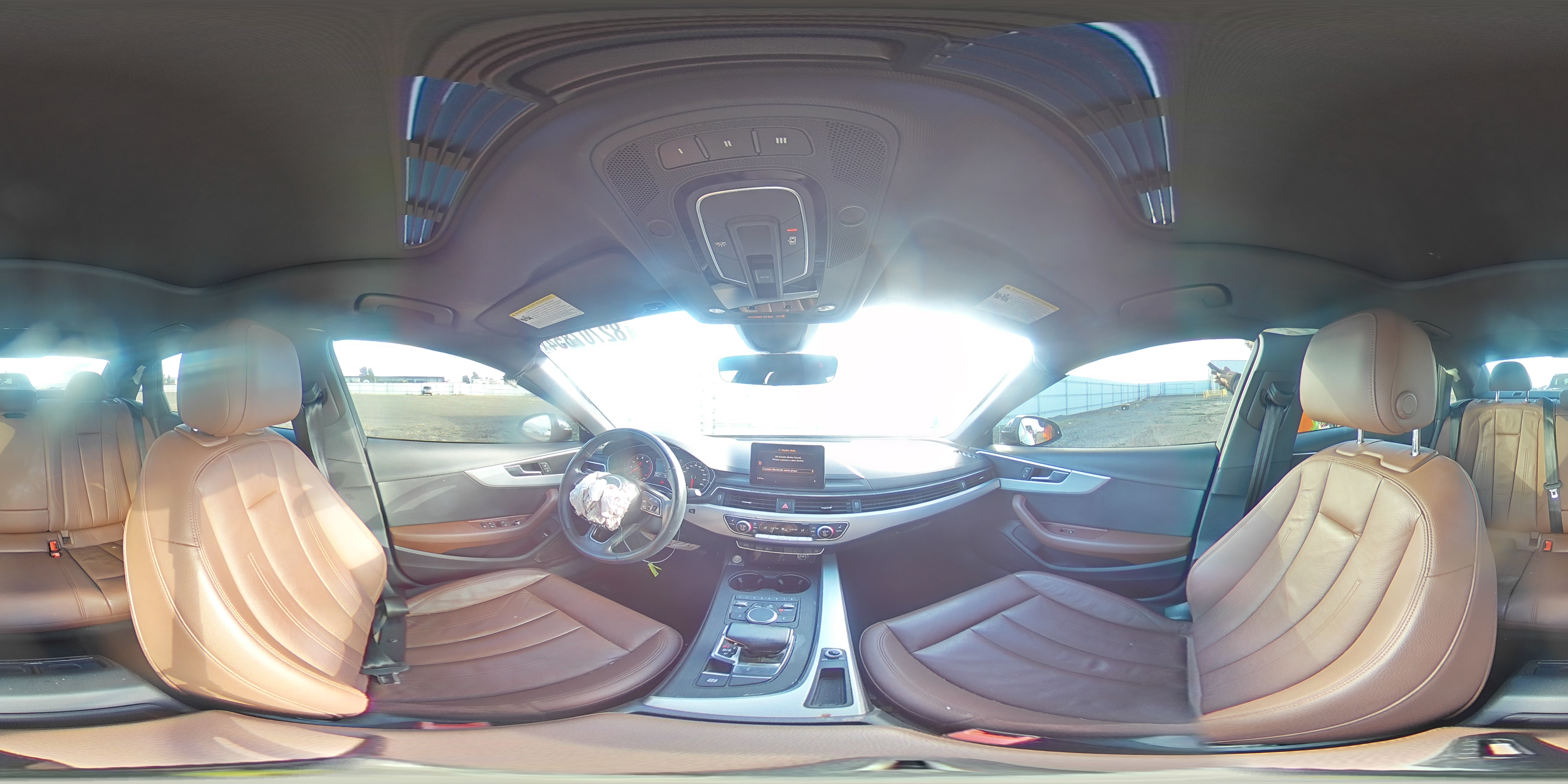 2017 Audi A4 VIN WAUGNAF44HN032851 Copart auction photo, front end damage thumbnail 12