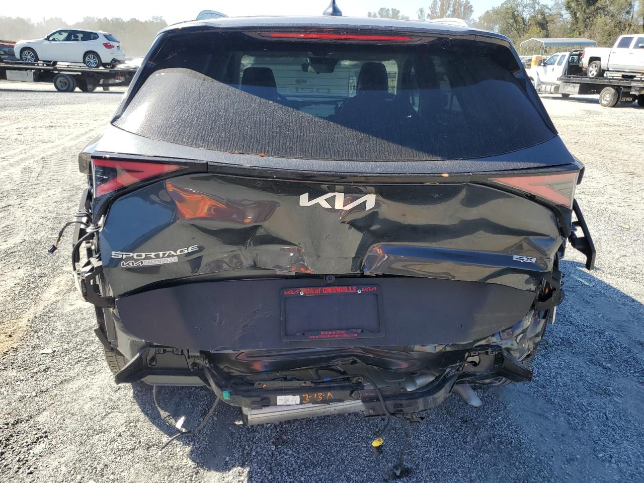 2023 KIA Sportage VIN 5XYK3CAF4PG110655 Copart auction photo, rear end / minor dent/scratches damage thumbnail 6