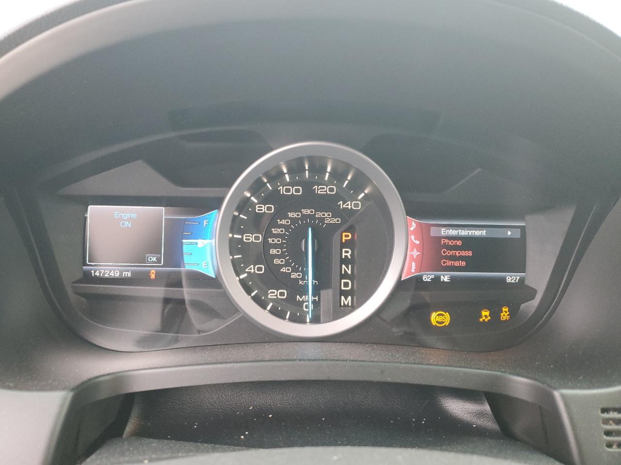 2013 Ford Explorer VIN 1FM5K7D89DGC09903 Copart auction photo, front end / side damage thumbnail 9