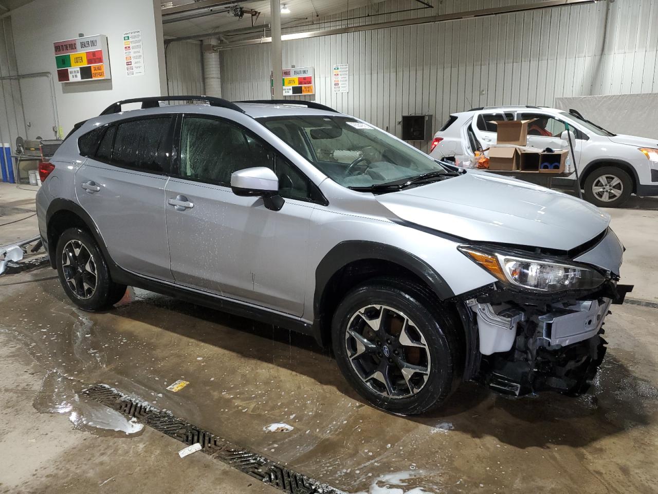 2019 Subaru XV VIN JF2GTACC7K8389064 Copart auction photo, front end / side damage thumbnail 4