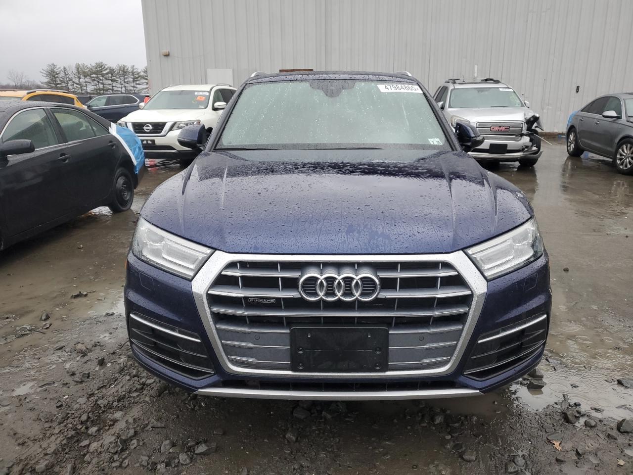 2020 Audi Q5 VIN WA1ANAFYXL2087174 Copart auction photo, rear end / side damage thumbnail 5