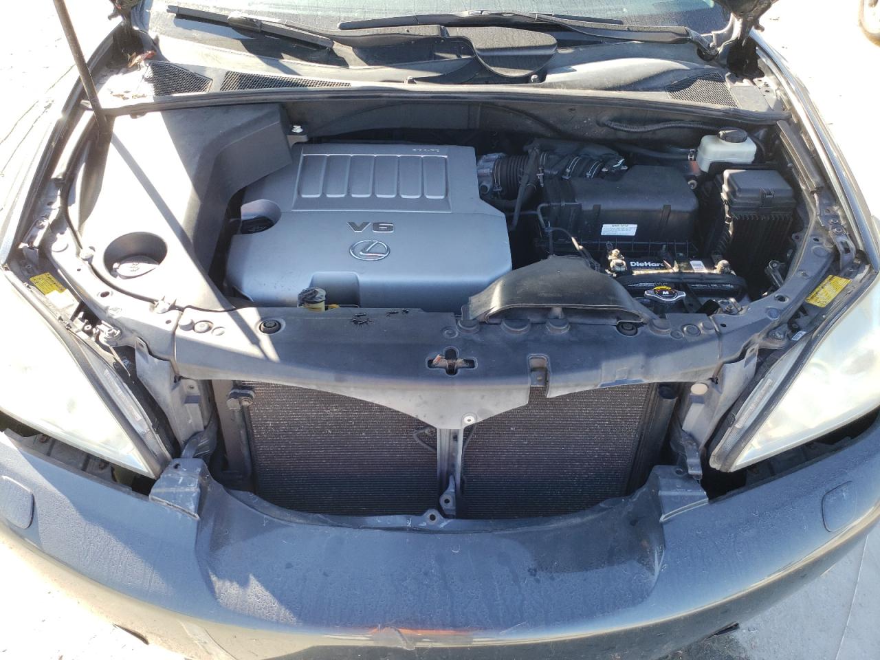 2007 Lexus RX VIN 2T2GK31U37C006656 Copart auction photo, side / front end damage thumbnail 12
