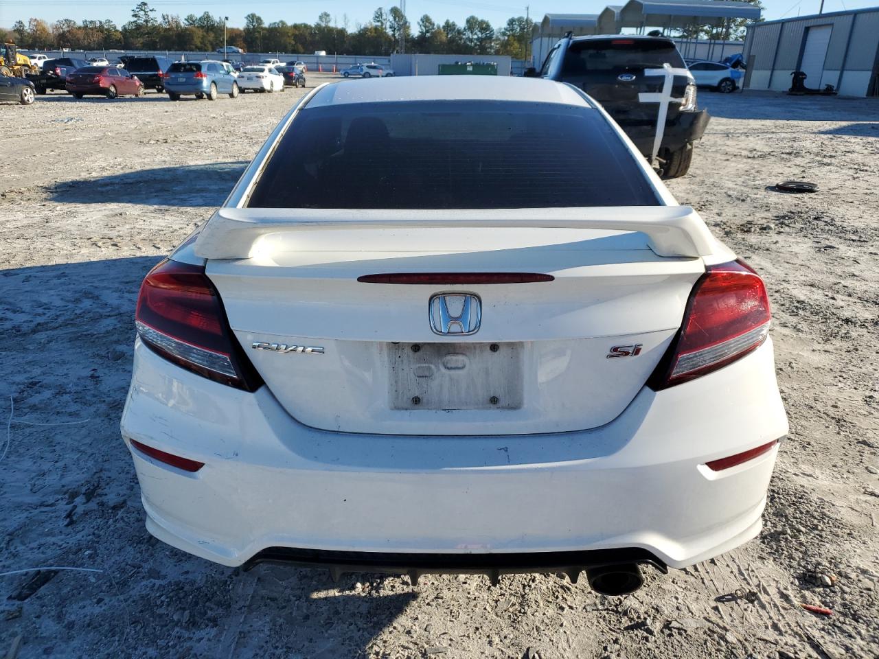 2015 Honda Civic VIN 2HGFG4A53FH701774 Copart auction photo, side / rear end damage thumbnail 6