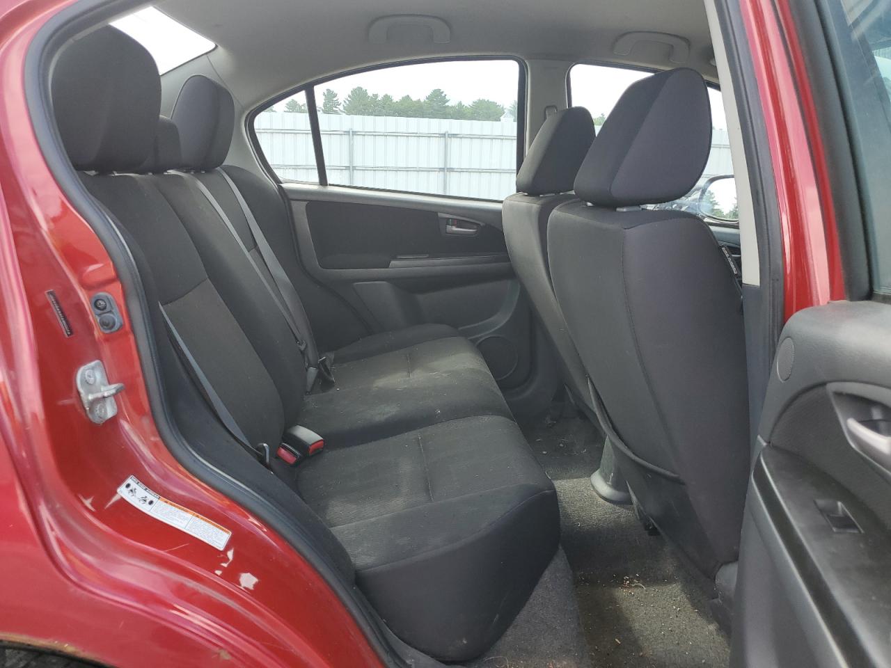 2012 Suzuki SX4 VIN JS2YC5A34C6300079 Copart auction photo, rear end / side damage thumbnail 11