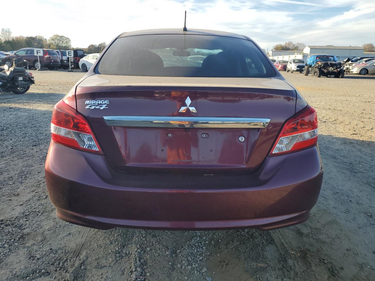 2020 Mitsubishi Mirage VIN ML32F3FJ9LHF05331 Copart auction photo, front end / side damage thumbnail 6