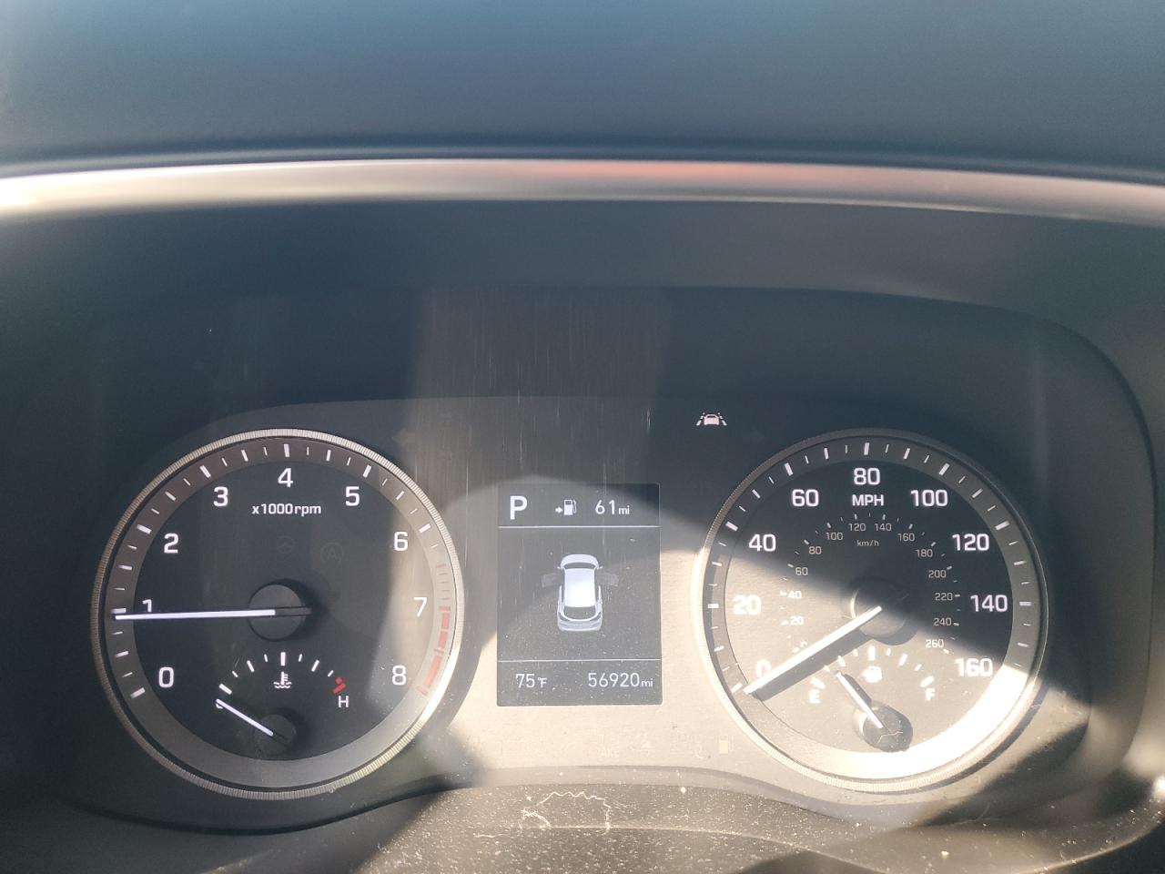2021 Hyundai Tucson VIN KM8J33AL7MU407457 Copart auction photo, rear end damage thumbnail 9
