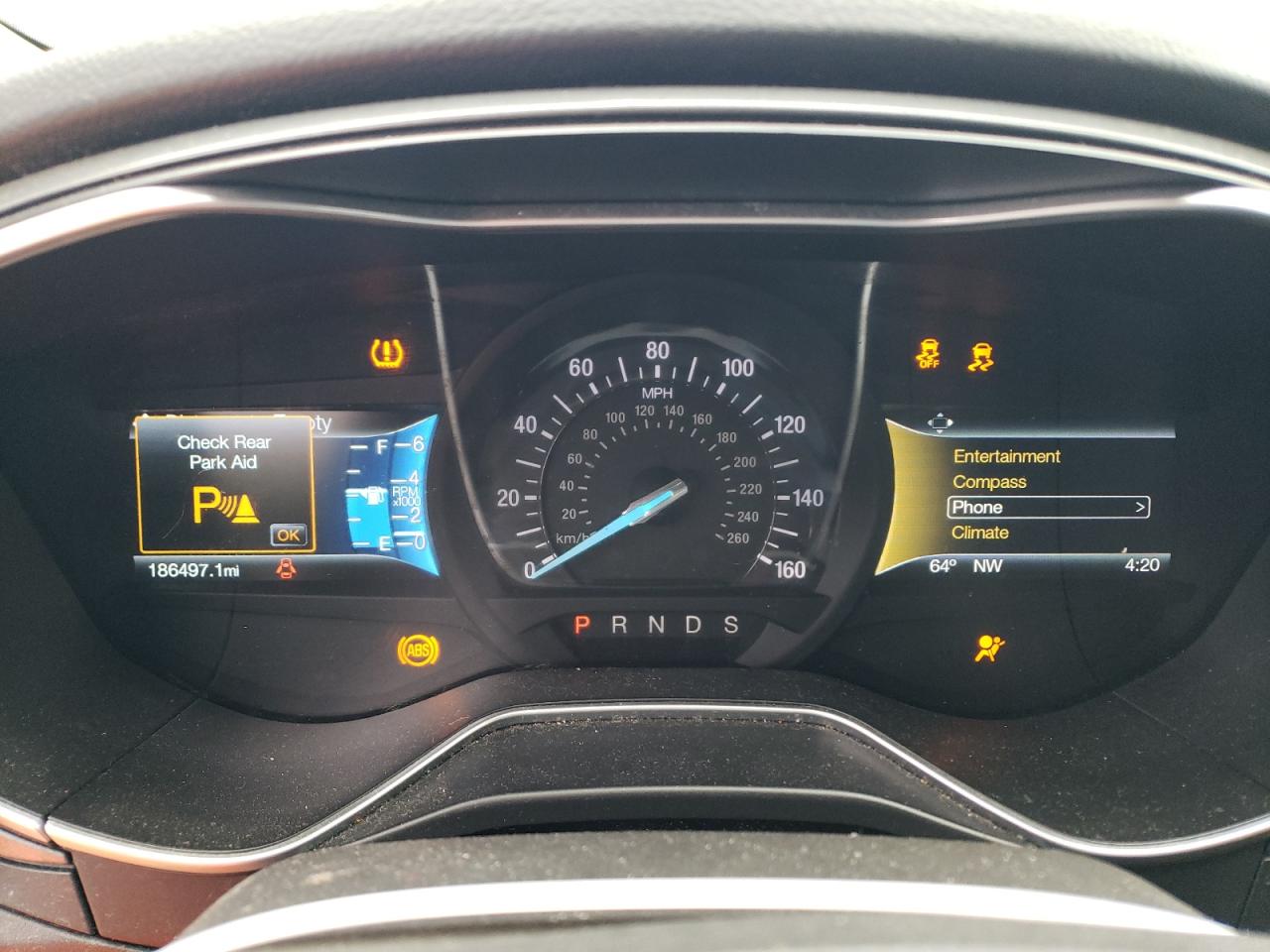 2015 Ford Fusion VIN 3FA6P0K9XFR239426 Copart auction photo, front end / side damage thumbnail 9