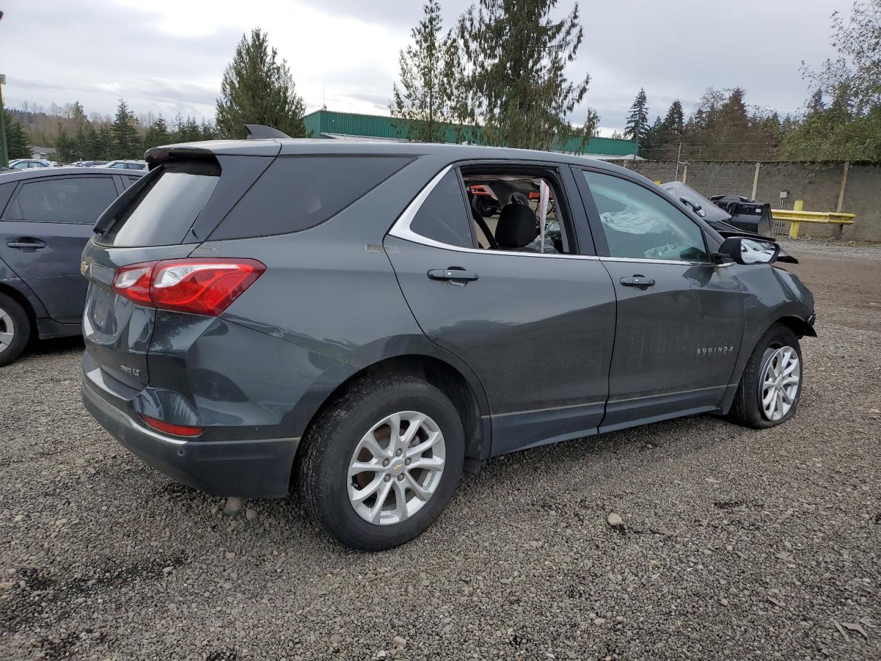 2019 Chevrolet Equinox VIN 2GNAXUEV8K6195570 Copart auction photo, rollover / side damage thumbnail 3