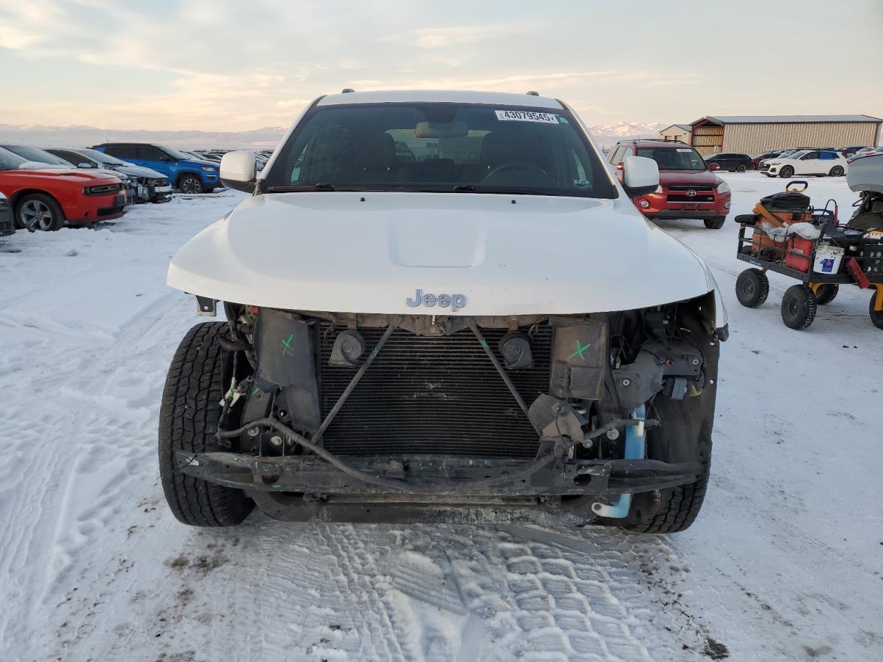 2016 Jeep Grand Cherokee VIN 1C4RJEAG7GC455045 Copart auction photo, front end / minor dent/scratches damage thumbnail 5