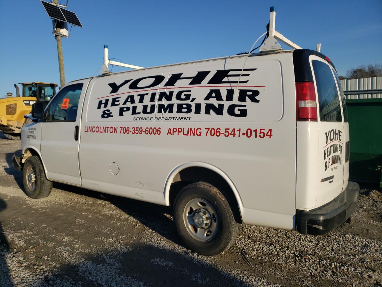 2015 Chevrolet Express VIN 1GCWGFCG0F1281804 Copart auction photo, front end damage thumbnail 2
