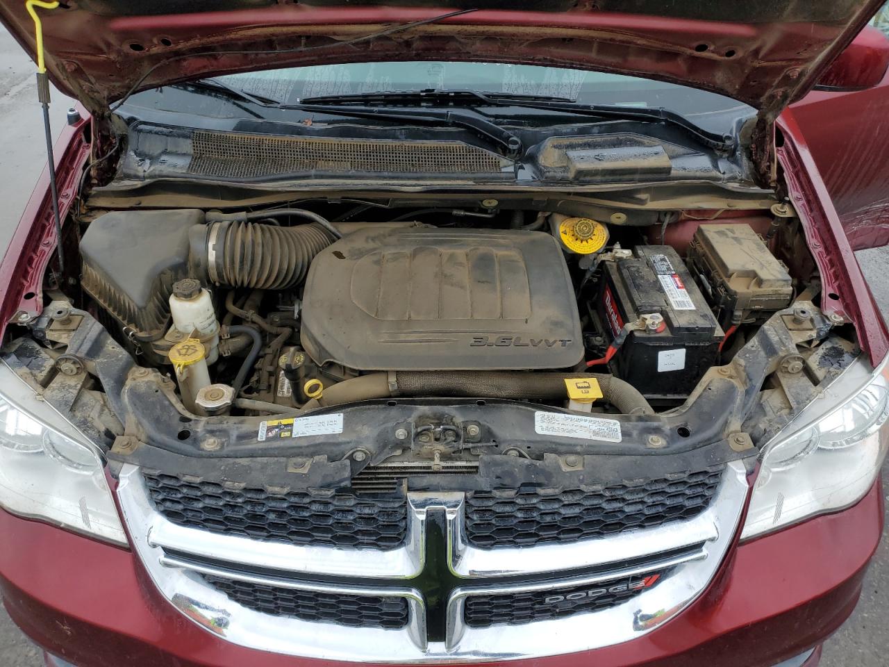 2019 Dodge Caravan VIN 2C4RDGCG6KR674109 Copart auction photo, side damage thumbnail 12