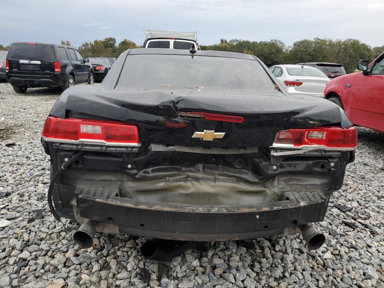 2015 Chevrolet Camaro VIN 2G1FB1E38F9301863 Copart auction photo, front end / rear end damage thumbnail 6