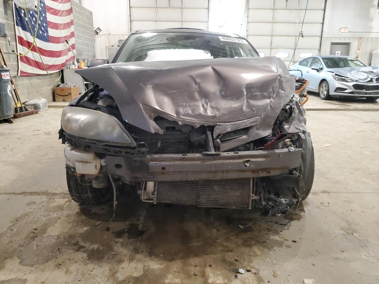 2008 Mazda 3 VIN JM1BK343481153107 Copart auction photo, front end / minor dent/scratches damage thumbnail 5