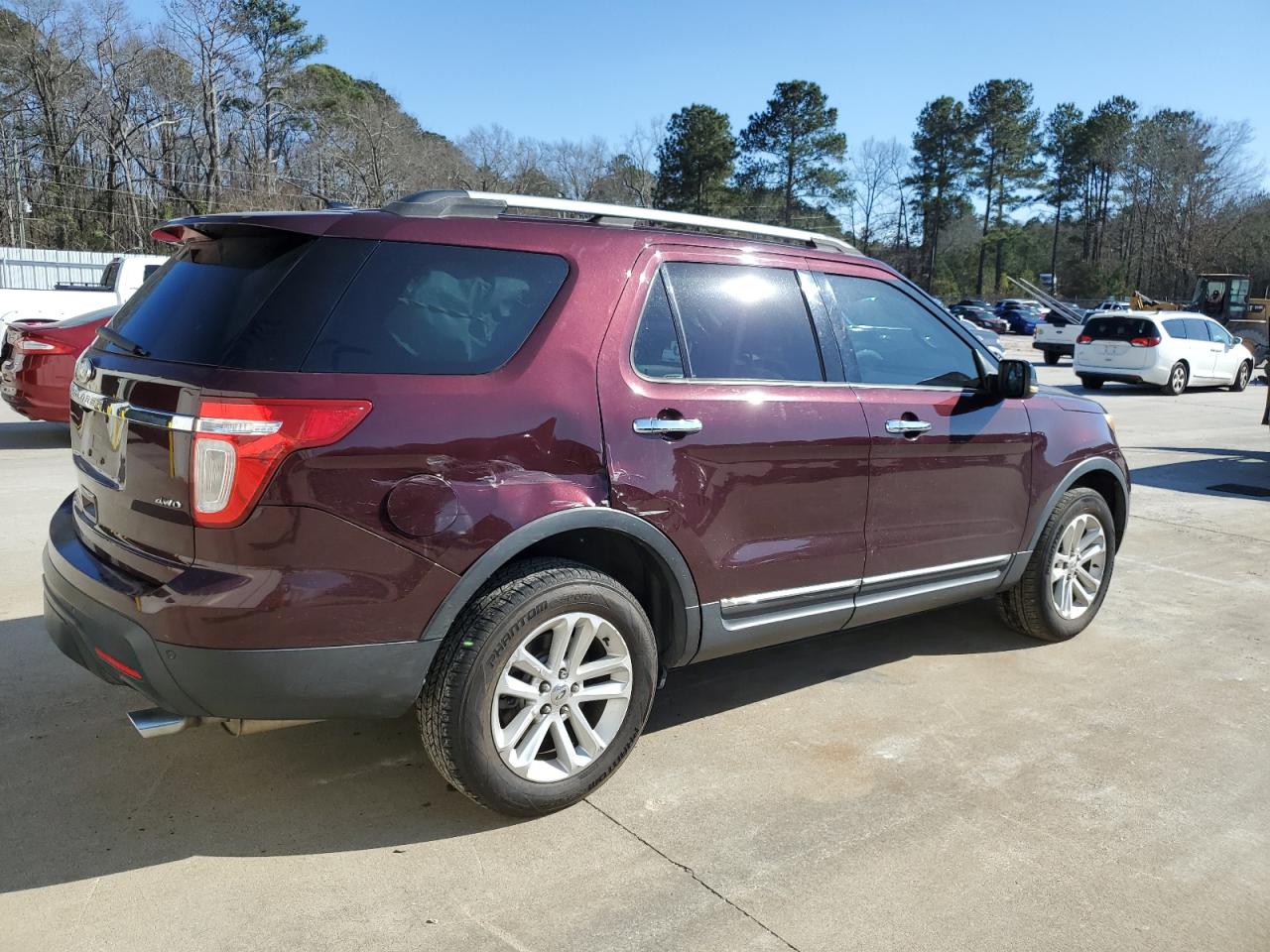 2011 Ford Explorer VIN 1FMHK8D85BGA08466 Copart auction photo, side damage thumbnail 3