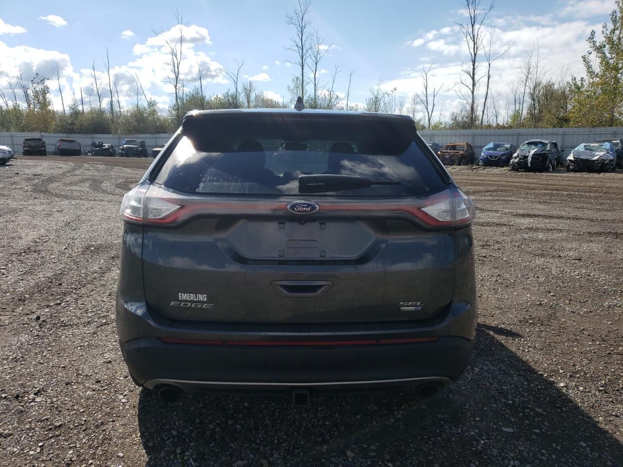 2018 Ford Edge VIN 2FMPK4J99JBC25591 Copart auction photo, front end damage thumbnail 6