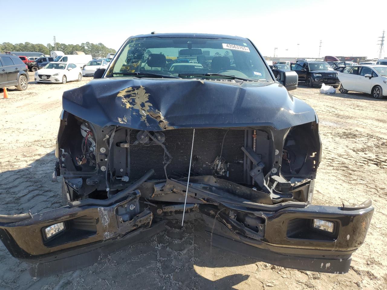2019 Ford F-150 VIN 1FTMF1C54KKE76000 Copart auction photo, front end damage thumbnail 5