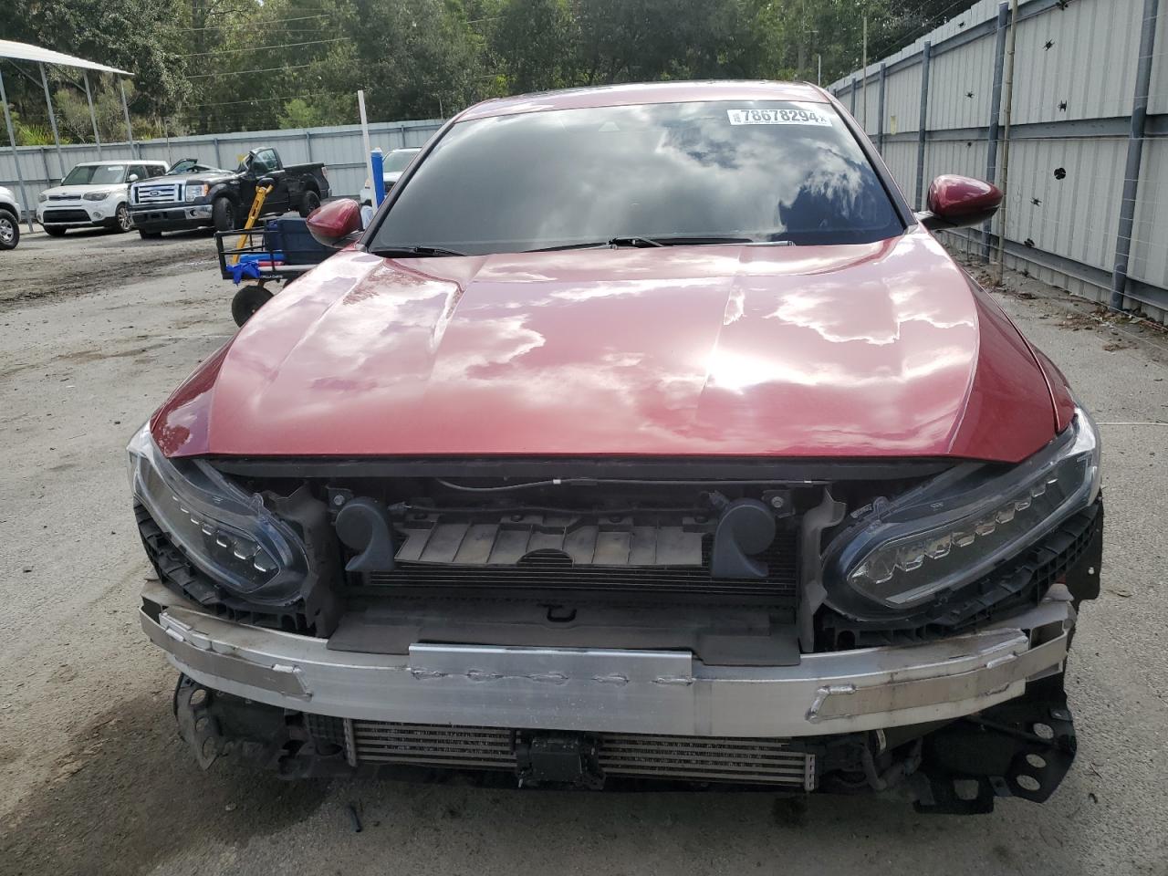 2018 Honda Accord VIN 1HGCV1F96JA017716 Copart auction photo, all over damage thumbnail 5
