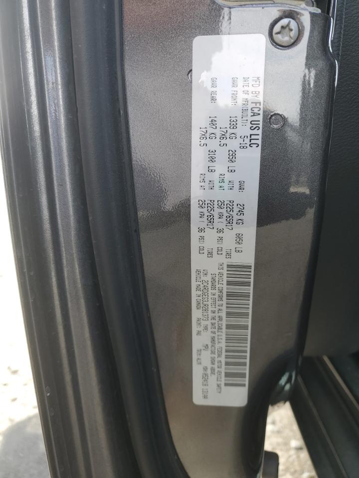 2018 Dodge Caravan VIN 2C4RDGEG3JR281373 Copart auction photo, front end damage thumbnail 14