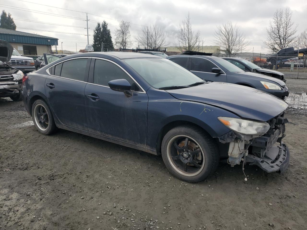 2015 Mazda 6 VIN JM1GJ1V54F1224364 Copart auction photo, front end damage thumbnail 4