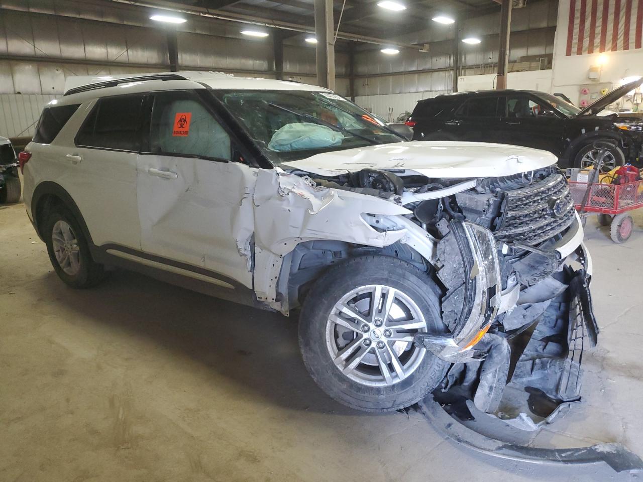 2020 Ford Explorer VIN 1FMSK8DH6LGC71685 Copart auction photo, front end / undercarriage damage thumbnail 4