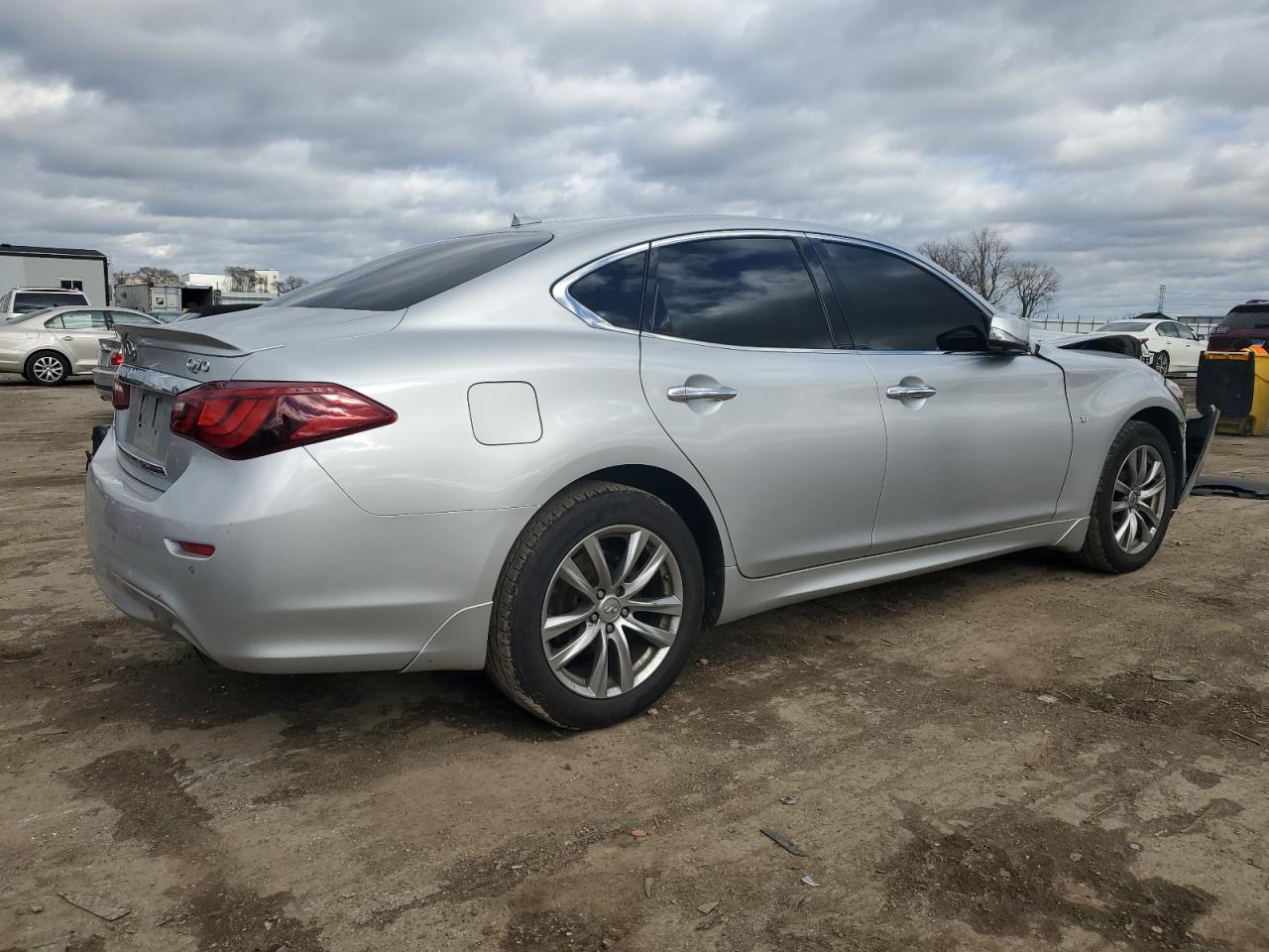 2015 Infiniti Q70 VIN JN1BY1AR0FM560397 Copart auction photo, front end damage thumbnail 3