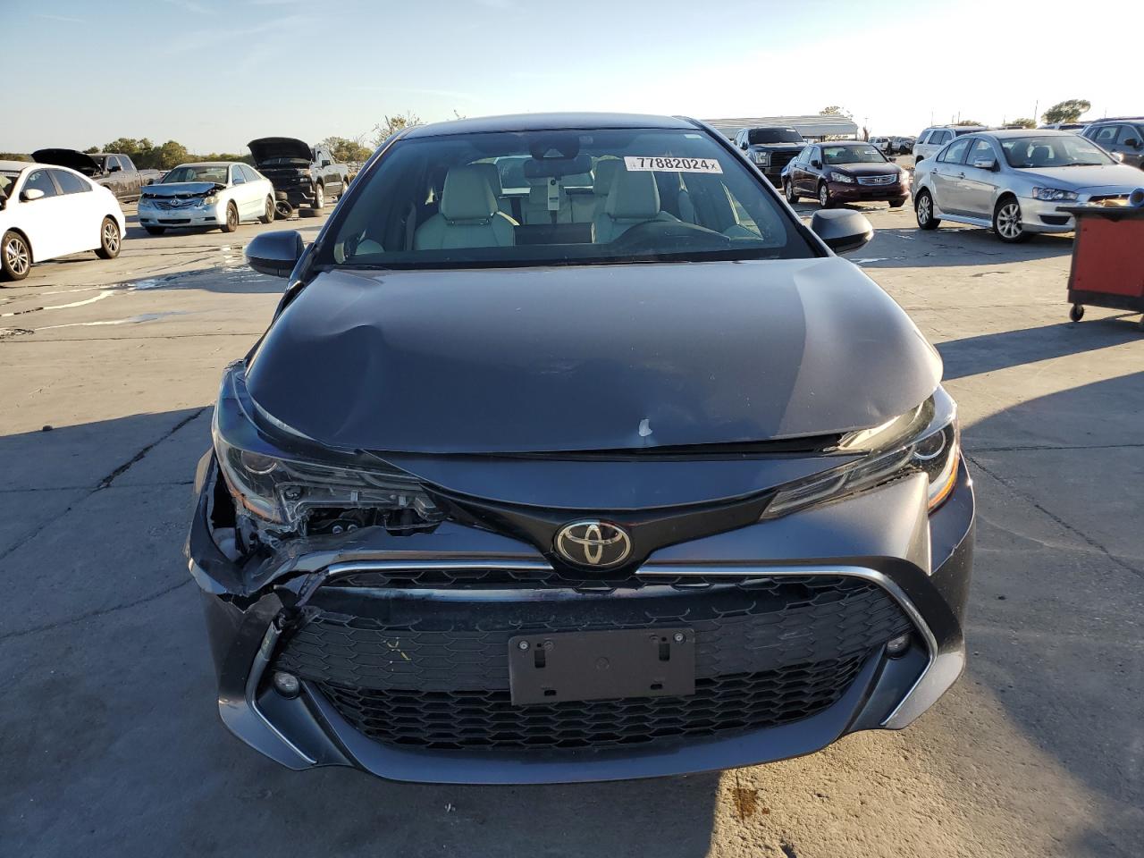 2022 Toyota Corolla VIN JTNC4MBE5N3157459 Copart auction photo, side / front end damage thumbnail 5