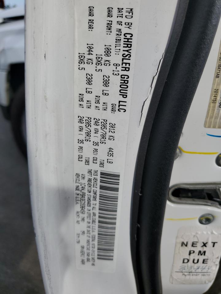 2014 Jeep Liberty (Patriot) VIN 1C4NJPBA3ED596450 Copart auction photo, all over damage thumbnail 12