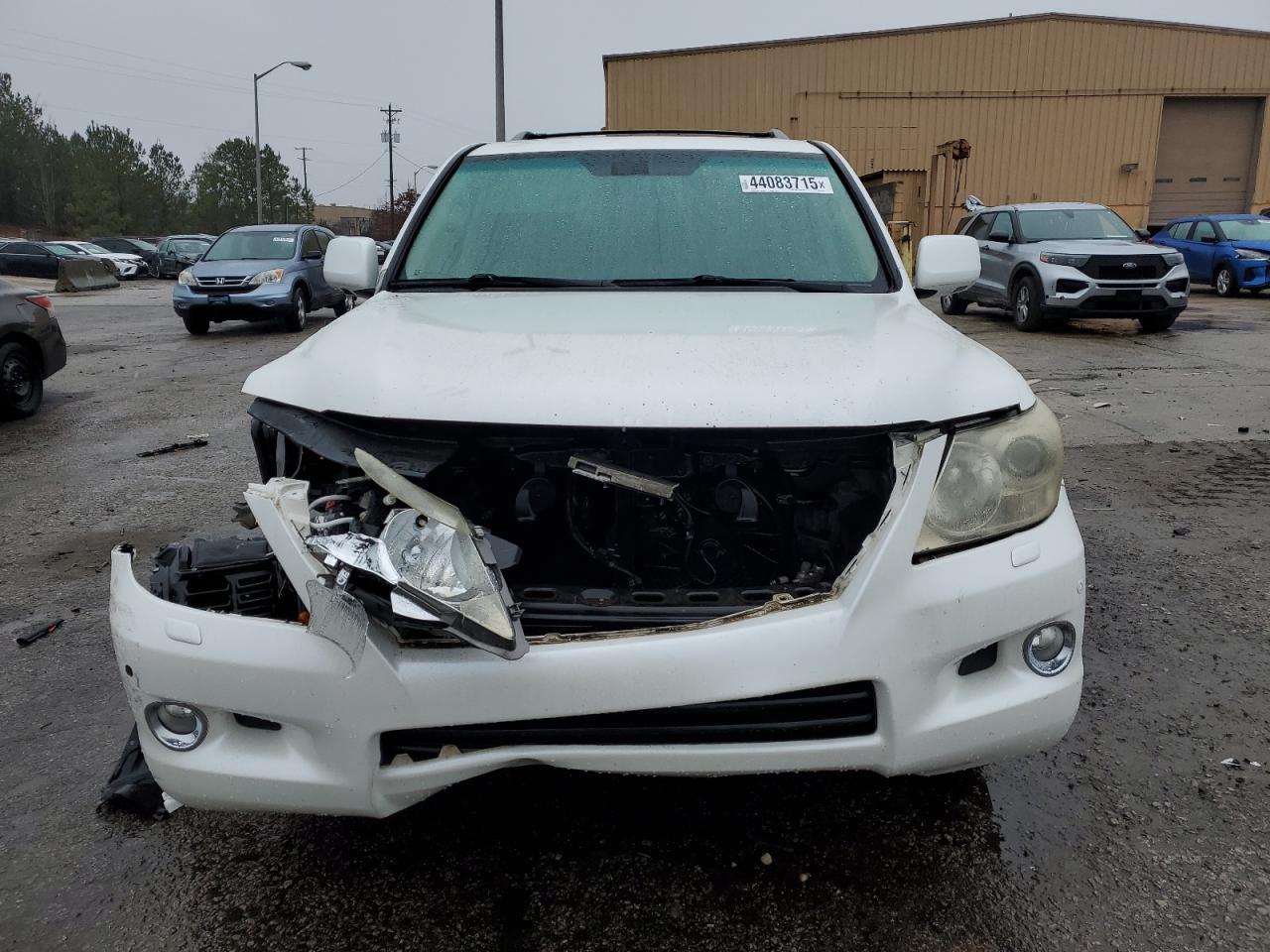 2011 Lexus LX VIN JTJHY7AX9B4062750 Copart auction photo, front end damage thumbnail 5