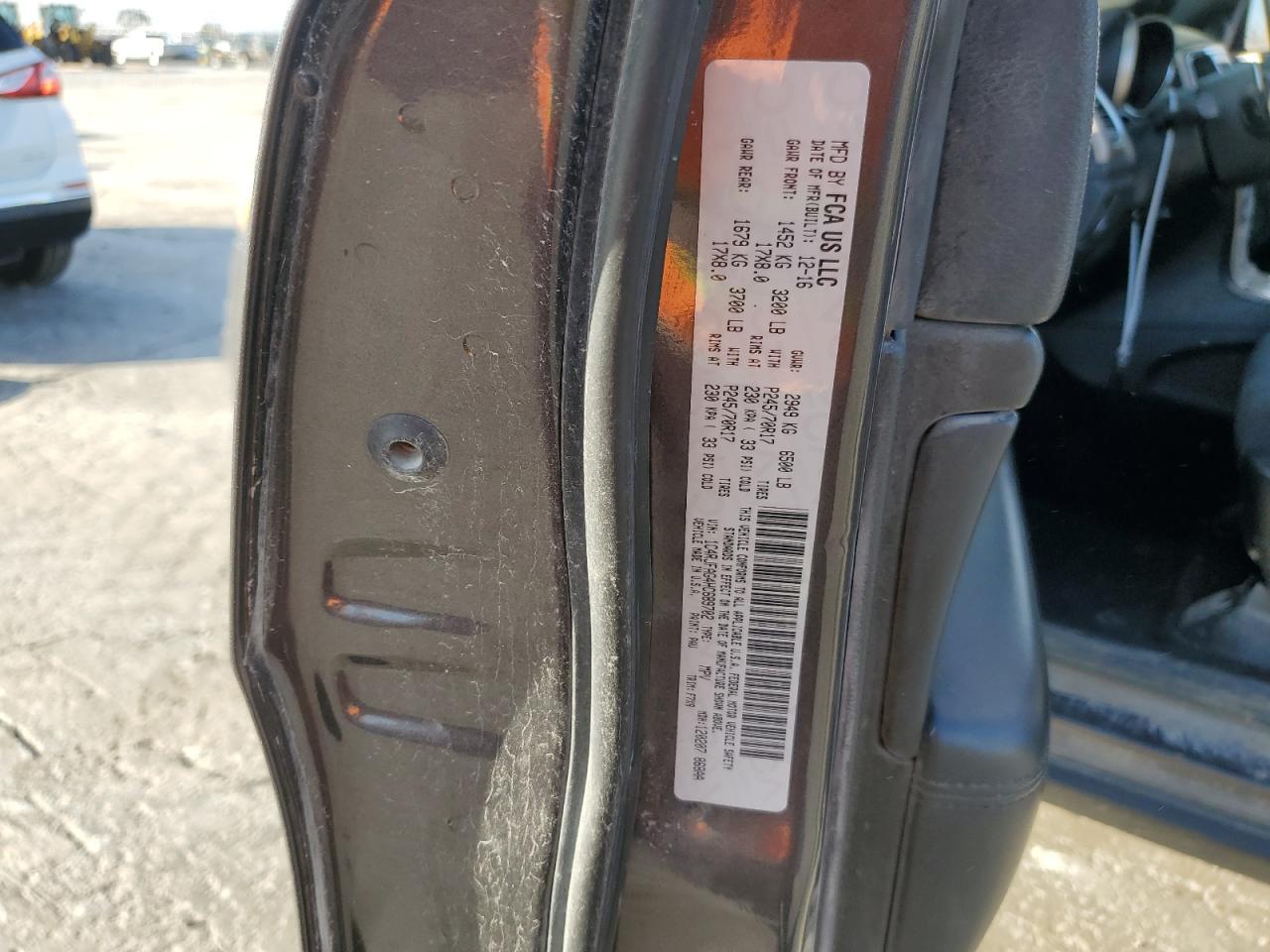 2017 Jeep Grand Cherokee VIN 1C4RJFAG4HC689702 Copart auction photo, front end / minor dent/scratches damage thumbnail 13