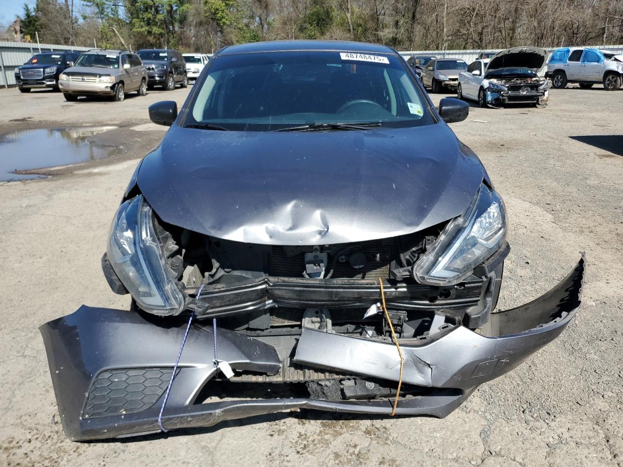 2018 Nissan Sentra VIN 3N1AB7AP6JY337592 Copart auction photo, front end / minor dent/scratches damage thumbnail 5