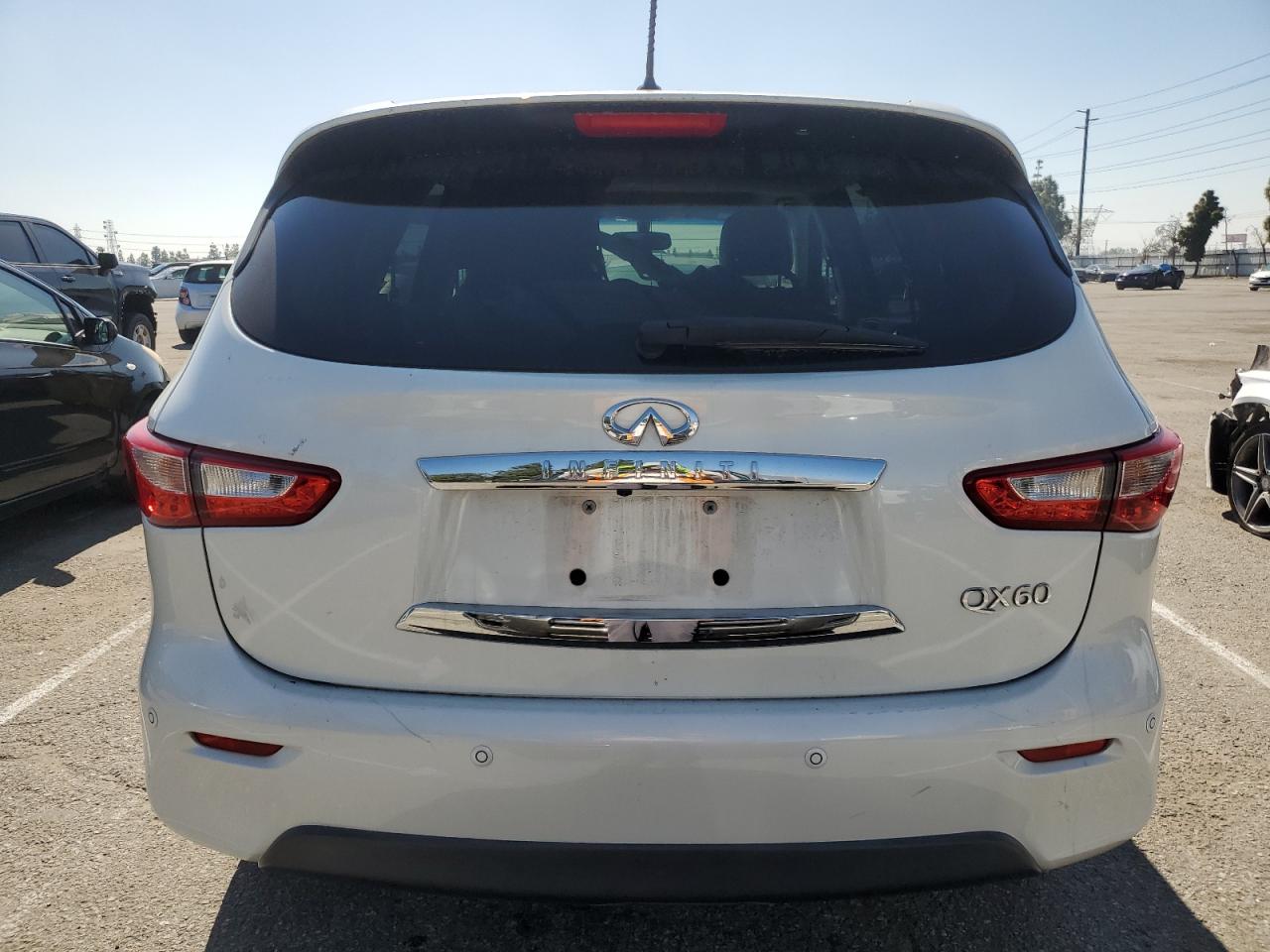 2015 Infiniti QX60 VIN 5N1AL0MN9FC547224 Copart auction photo, frame damage / front end damage thumbnail 6