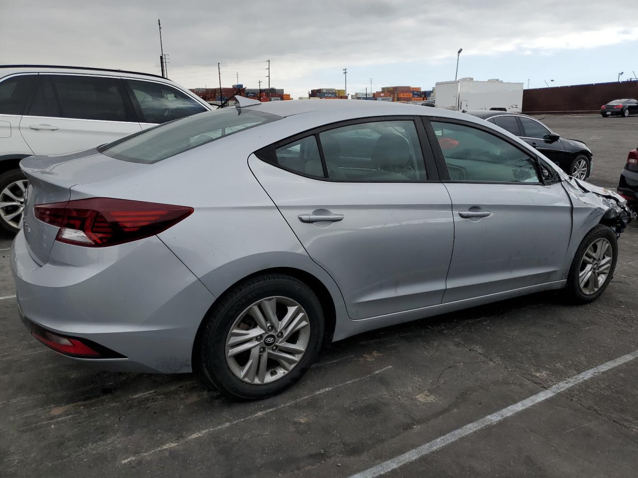 2020 Hyundai Elantra VIN KMHD84LF0LU931818 Copart auction photo, front end damage thumbnail 3