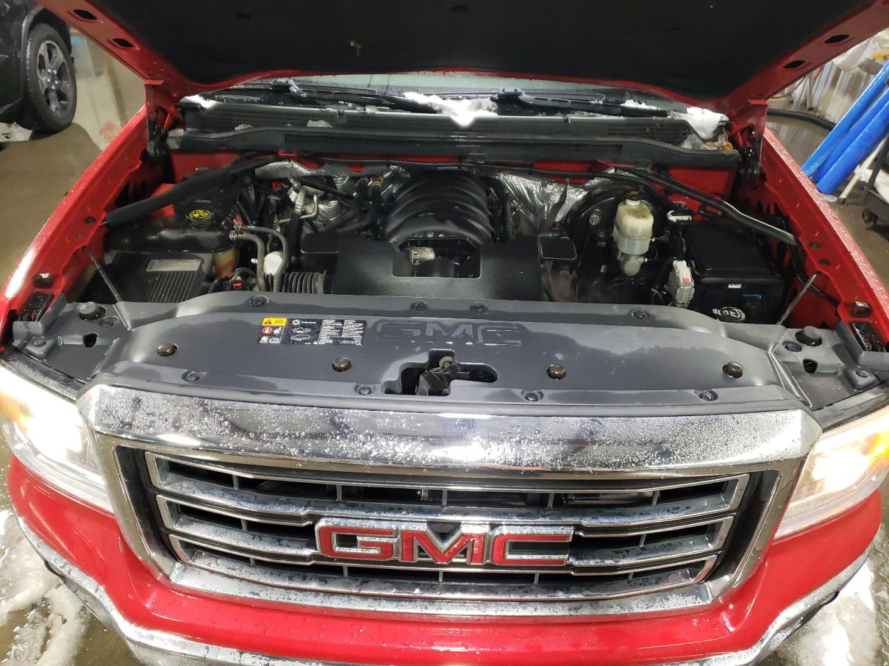 2014 GMC Sierra VIN 1GTV2VEC6EZ184525 Copart auction photo, side damage thumbnail 11