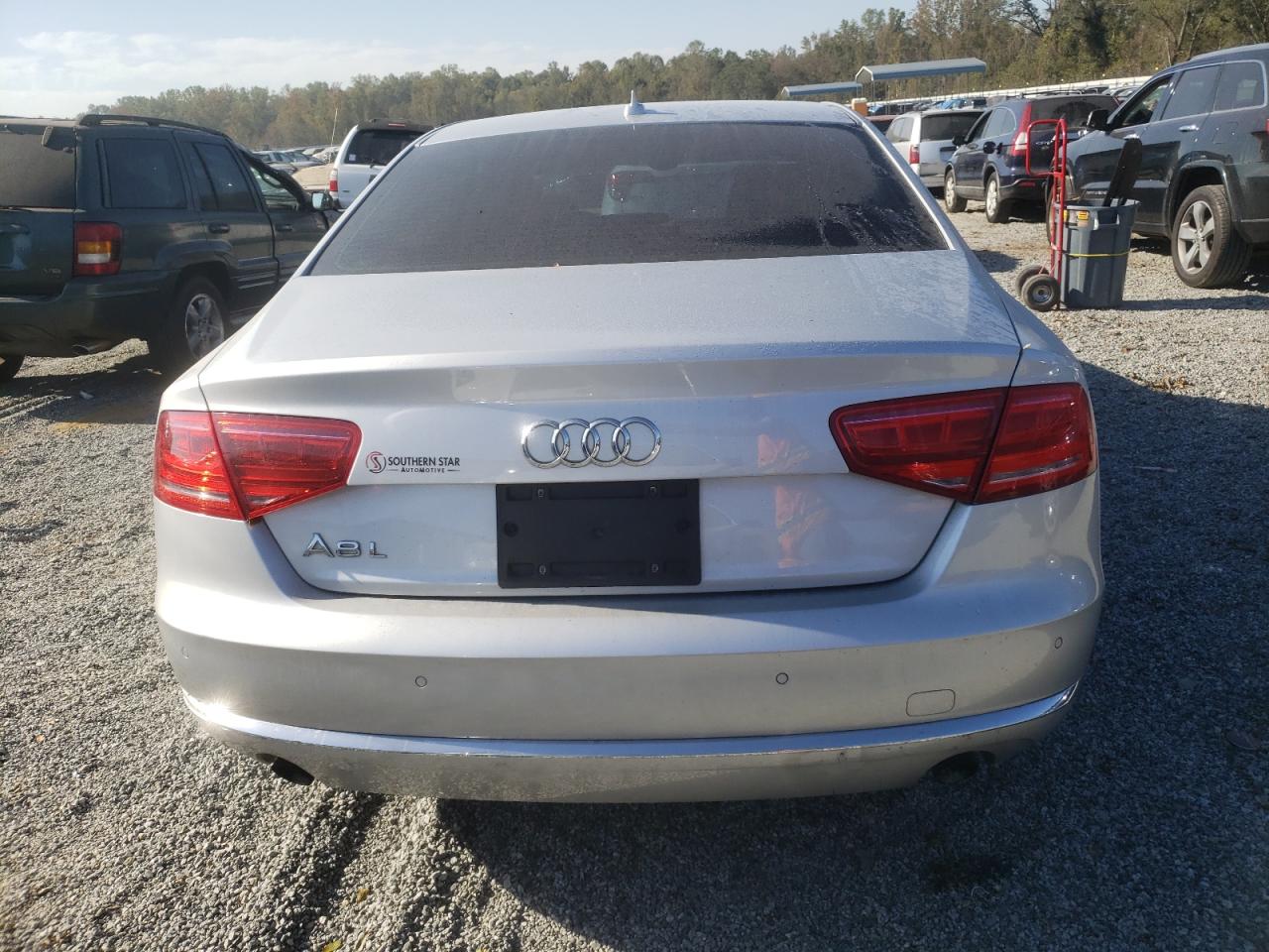2013 Audi A8 VIN WAURGAFD6DN010072 Copart auction photo, front end damage thumbnail 6