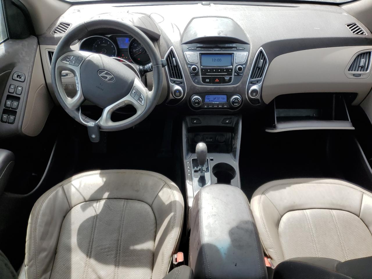 2013 Hyundai Tucson VIN KM8JUCAC8DU663409 Copart auction photo, water/flood damage thumbnail 8