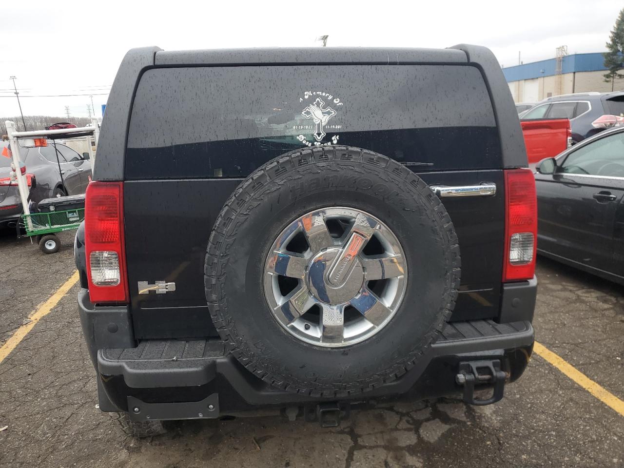 2009 Hummer H3 VIN 5GTEN13E098106668 Copart auction photo, front end / mechanical damage thumbnail 6
