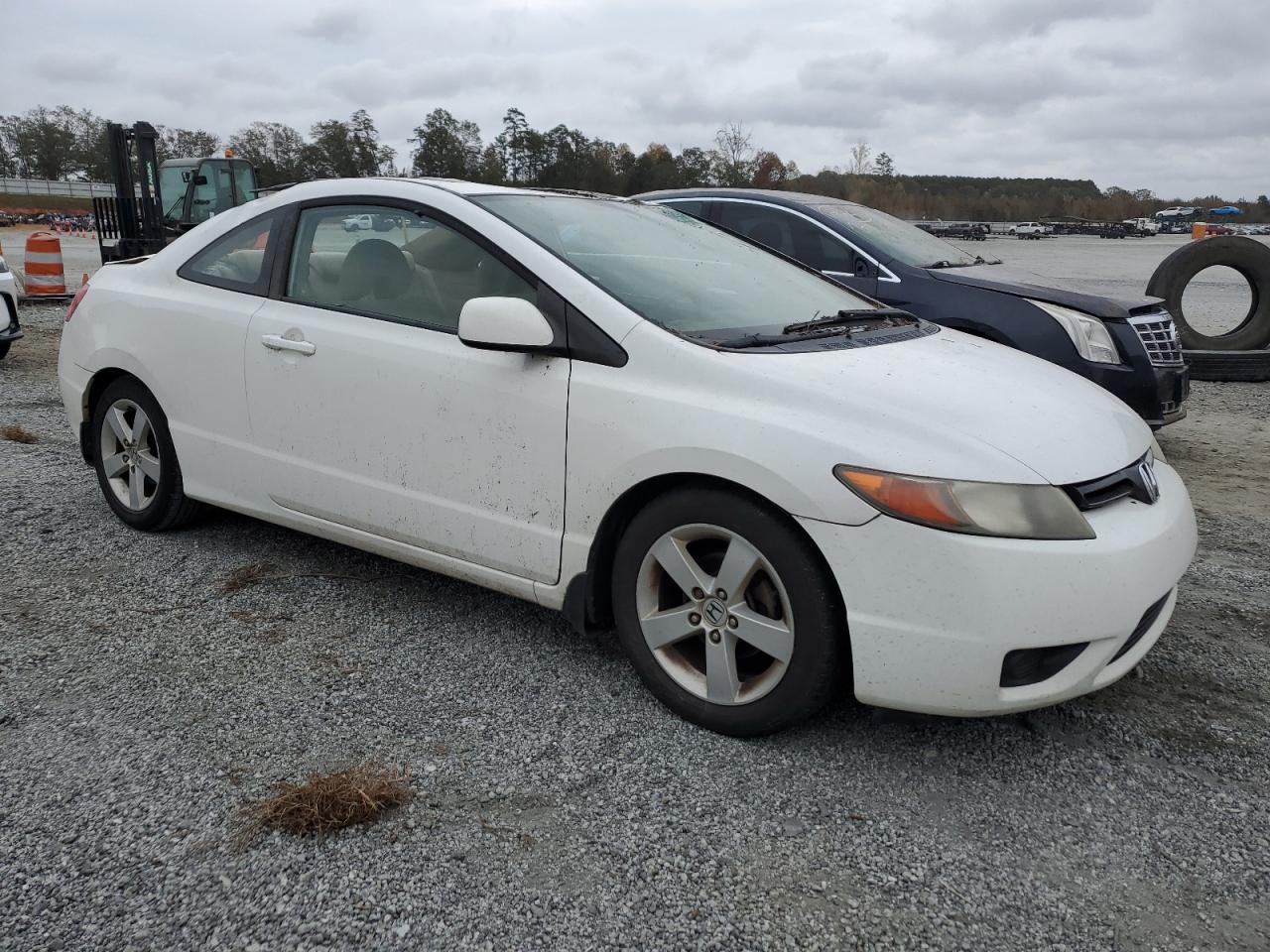 2007 Honda Civic VIN 2HGFG12857H542684 Copart auction photo, top/roof / minor dent/scratches damage thumbnail 4