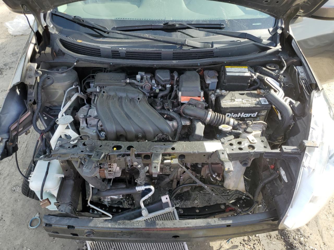 2016 Nissan Versa VIN 3N1CN7AP4GL842715 Copart auction photo, front end / side damage thumbnail 11