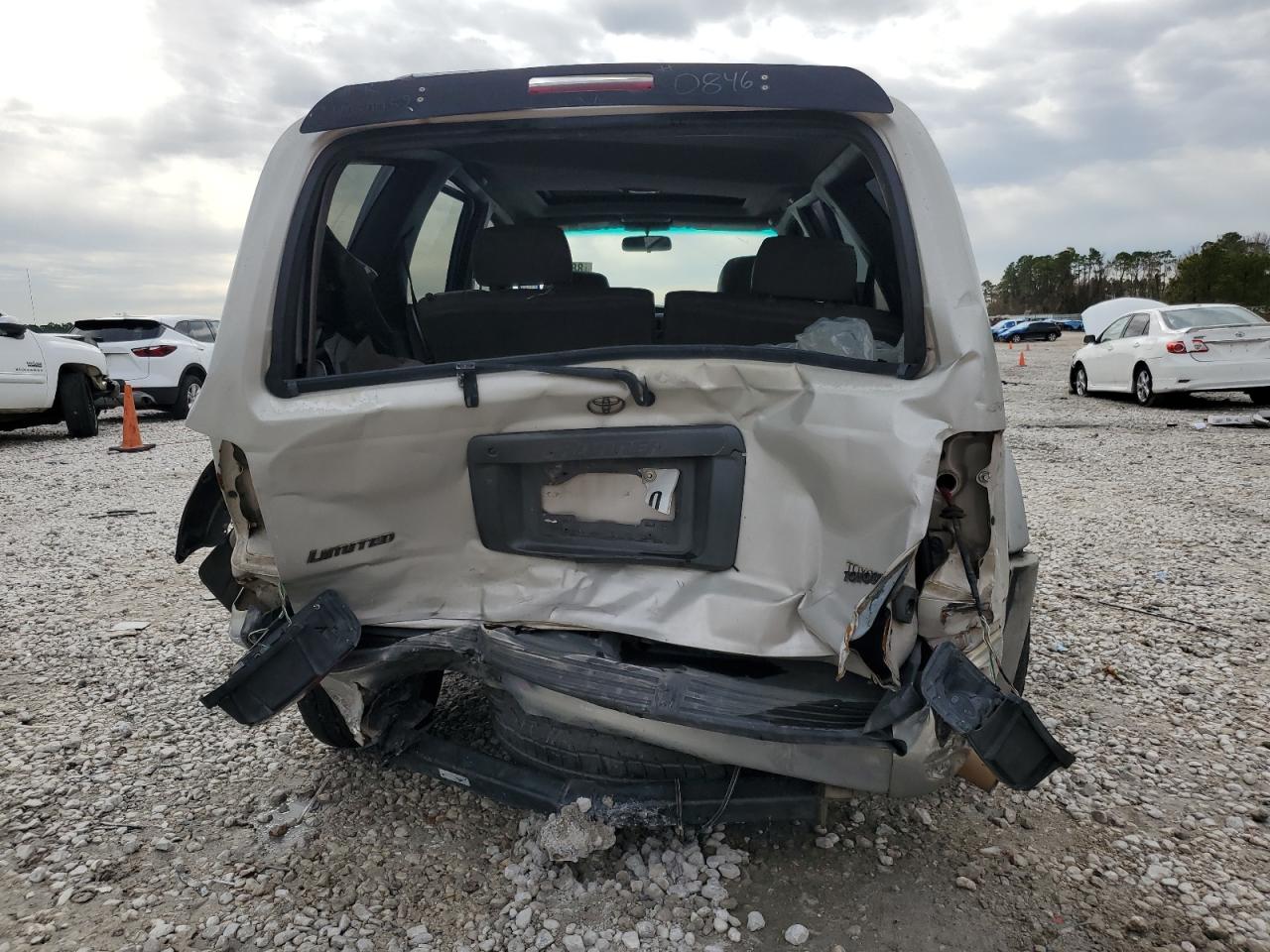 1998 Toyota 4Runner VIN JT3GN87R8W0070846 Copart auction photo, rear end / side damage thumbnail 6