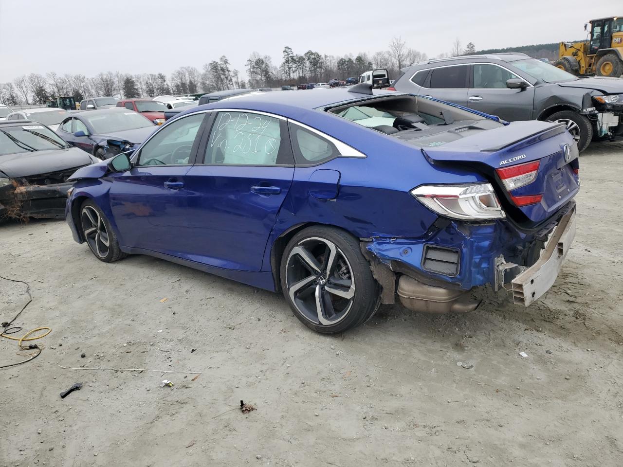 2022 Honda Accord VIN 1HGCV1F49NA112510 Copart auction photo, all over damage thumbnail 2