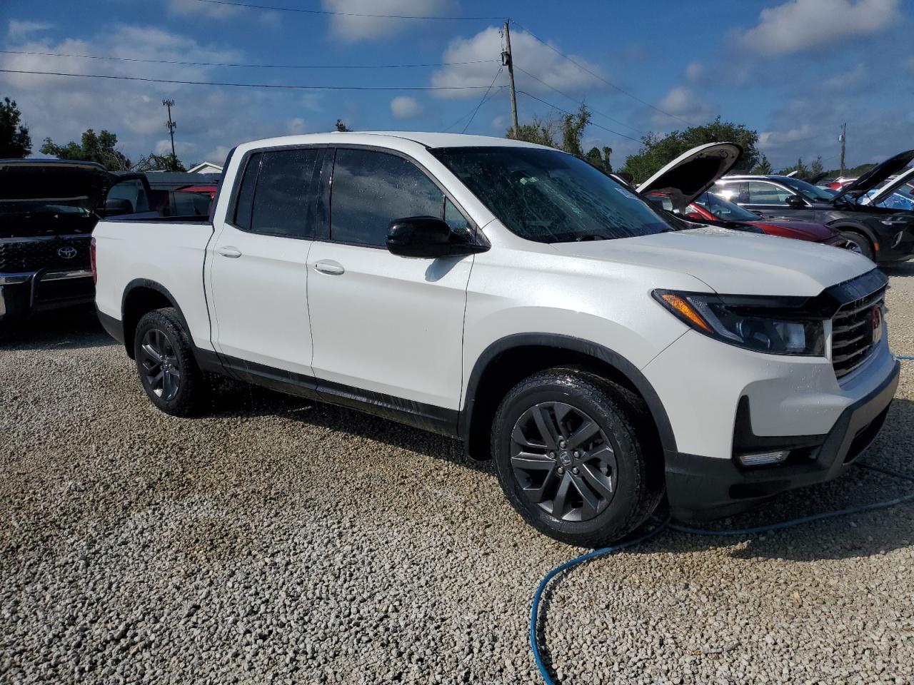 2022 Honda Ridgeline VIN 5FPYK3F10NB014575 Copart auction photo, water/flood damage thumbnail 4