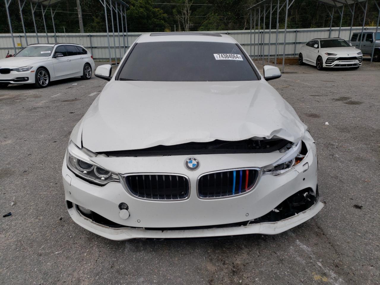 2017 BMW 4er VIN WBA4F9C58HG792507 Copart auction photo, front end damage thumbnail 5