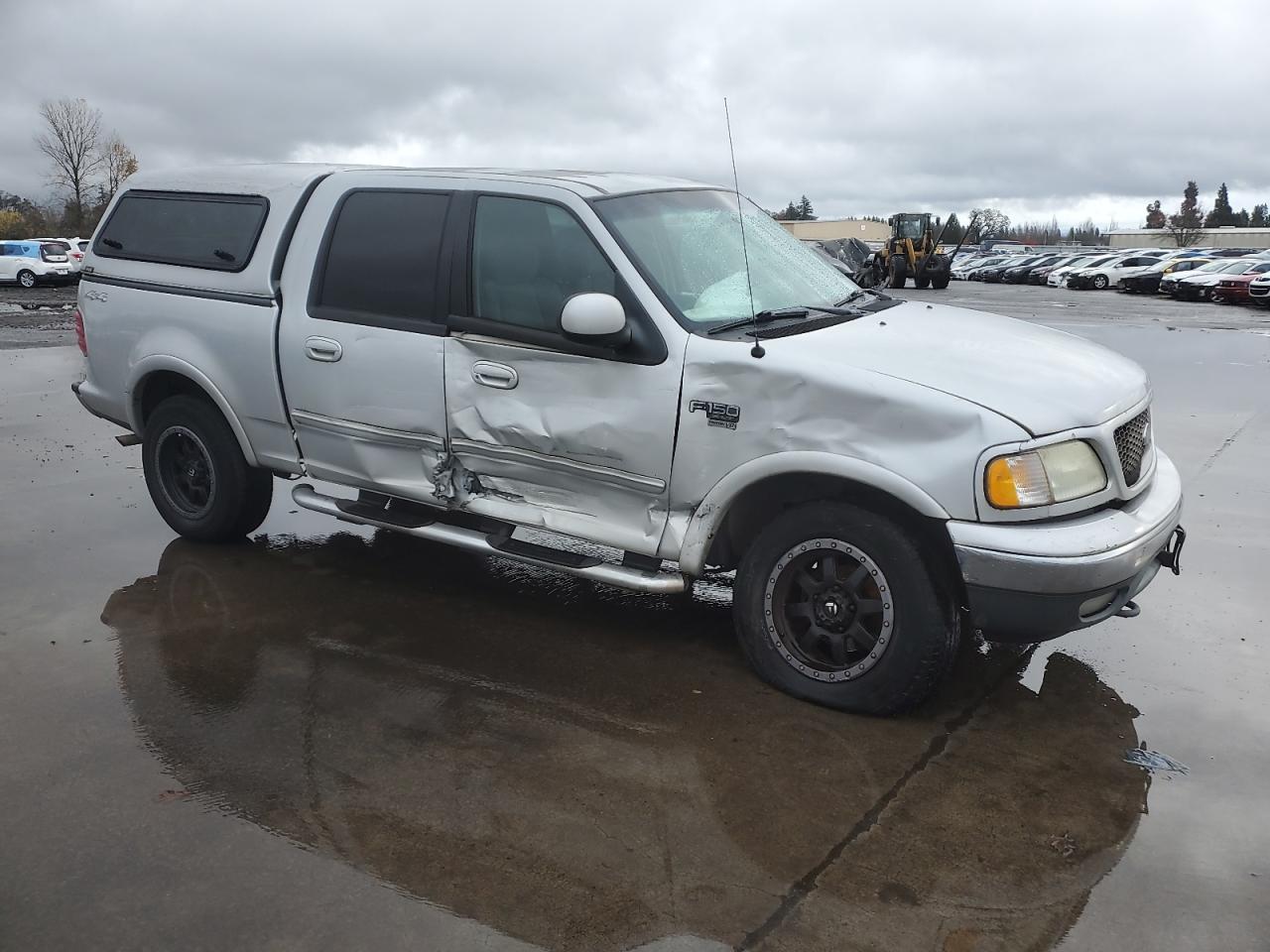 2003 Ford F-150 VIN 1FTRW08L63KB50563 Copart auction photo, side / front end damage thumbnail 4