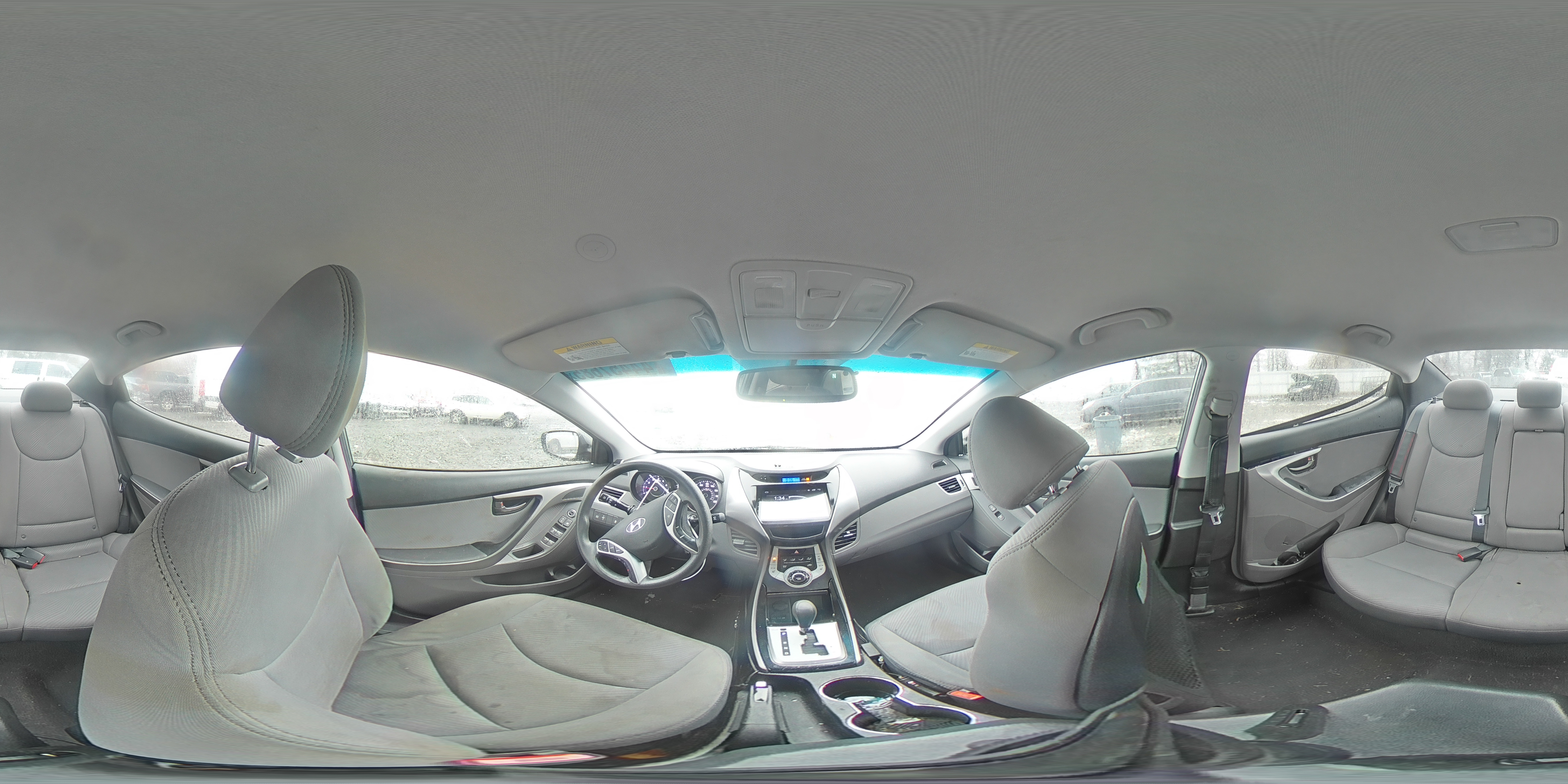 2013 Hyundai Elantra VIN 5NPDH4AE9DH161404 Copart auction photo, all over damage thumbnail 12