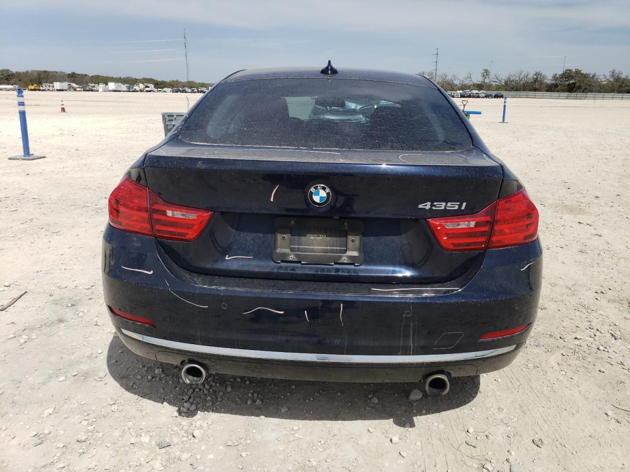 2015 BMW 4er VIN WBA4B1C52FD955115 Copart auction photo, undercarriage / mechanical damage thumbnail 6