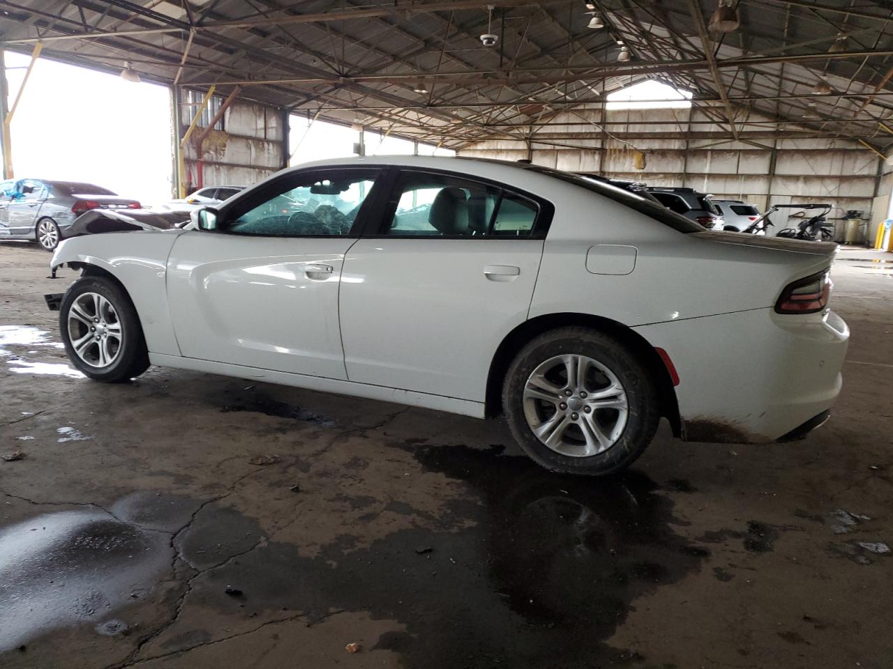 2021 Dodge Charger VIN 2C3CDXBG4MH579164 Copart auction photo, front end / side damage thumbnail 2